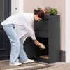 Westmann Paketbox "Piet", anthrazit, 50 x 37 x 105 cm Bild 5