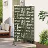 vidaXL Sichtschutz Oliv 100 x 50 x 180 cm Stahl 868552 Bild 3