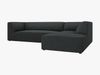 Micadoni 4-Sitzer Modular Sofa Ruby Rechts Kord Scala Schwarz Bild 3