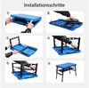 SURFOU Tabletttisch Klapptisch Balkontisch Klapphocker Tapeziertisch Gartentisch Klappbar, Gartentisch Klappbar Camping Stuhl Kleiner Tisch Klappbar Balkontisch Bild 4