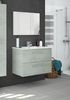 Badezimmer-Set >ARUBA< in Beton-Grau / Spiegel - 80x57x45 (BxHxT) Bild 2