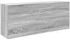 vidaXL Bad-Wandschrank Grau Sonoma 100x25x40 cm Holzwerkstoff 860108 Bild 2