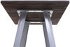 Stehtisch HWC-A73 inkl. Holz-Tischplatte Metall Industriedesign 107 x 60 x 60 cm ~ grau Bild 4
