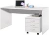 Schreibtisch >Olli< in Weiß - 150x75x75cm (BxHxT) Bild 3