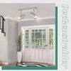 ZMH LED Deckenleuchte 2 Flammig GU10 - Deckenstrahler Schwenkbar 330° Nickel Flur Deckenlampe Innen Modern Deckenspots Wandstrahler für Küche Schlafzimmer Wohnzimmer Ohne Leuchtmittel Bild 2