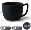 MiaMio Tasse 4er Kaffeetassen Set aus Keramik Kaffeebecher - Oasis Collection, 4-tlg. Bild 2