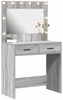 vidaXL Schminktisch Graues Sonoma 78,5 x 41 x 135 cm Holzwerkstoff 865033 Bild 3