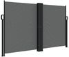 Seitenmarkise Ausziehbar, Balkon Sichtschutz Anthrazit 140x1200 cm Bild 2