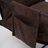 Albatros Designer Vintage Sessel Breston, hochwertiger Stoff Bezug in Braun, sehr bequem, Relaxsessel Loungesessel für Wohnzimmer, Schlafzimmer oder als Fernsehsessel Bild 4