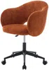 Vente-unique - ACACILIO Office chair Stoff Rot - B 58 cm x H 85 cm77 cm x L 56,5 cm Bild 4