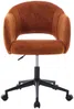 Vente-unique - ACACILIO Office chair Stoff Rot - B 58 cm x H 85 cm77 cm x L 56,5 cm Bild 2
