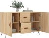 vidaXL Sideboard Sonoma-Eiche 100x36x60 cm Holzwerkstoff 828143 Bild 4