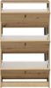 Schuhkipper >Flap< in asteiche, Holzwerkstoff - 60x104x16cm (BxHxT) Bild 3