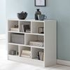 Bücherregal, Standregal, weiß, Holz, 80 x 68,5 x 29,5 cm Bild 2