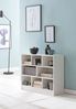 Bücherregal, Standregal, weiß, Holz, 80 x 68,5 x 29,5 cm Bild 3