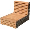 Loungesessel Picardie Teak Massivholz mit Auflagen von Teako Design Bild 4