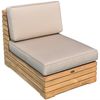 Loungesessel Picardie Teak Massivholz mit Auflagen von Teako Design Bild 3