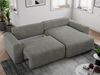 MKS Meble 'Nelson' Ecksofa mit Schlaffunktion und Bettkasten, L-form, Grau, Stoff Bild 4