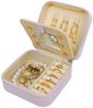 Mutig Schmuckkasten Reise Schmuckkästchen, Schmuck Reiseetui für Damen schmuckaufbewahrung (Schmuckaufbewahrung Schmucktasch schmuck schachtel organizer schmuck, für Reisen Ringe Ohrringe Halsketten Ohrstecker-Schmuck Organizers), Kleine Schmuckkästche... Bild 4