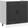 vidaXL Waschbecken-Unterschrank Lucca 2 pcs Schwarz Holzwerkstoff 3315012 Bild 4