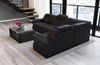 Polster Ecksofa Como L-Form - Modern & Bequem - Mikrofaserstoff - Schwarz-Schwarz - Rechts Bild 3