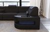 Polster Ecksofa Como L-Form - Modern & Bequem - Mikrofaserstoff - Schwarz-Schwarz - Rechts Bild 4