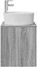 vidaXL Wandmontierte Waschtisch Grau Sonoma 49,5 x 44,5 x 65 cm 890299 Bild 4