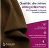 Beautex Verdunkelungsvorhang Kräuselband Vorhang blickdicht abdunkelnd U-Band (1 St), Kräuselband, verdunkelnd, lichtmindernd, wärmeisolierend, pflegeleicht, waschbar Bild 2