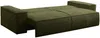 Vente-unique - AMELIA Sofa SamtStoff Grün - B 102 cm x H 85 cm x L 257 cm Bild 4