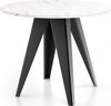 WFL GROUP Esstisch Glory (erhältlich in zwei Größen – 90/100 cm, ausziehbar auf 130/140 cm), platzsparender Tisch für kleine Küche, Esszimmer oder Wohnzimmer Bild 4