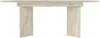 Vente-unique - TOPANIA Esstisch Holz, Platte Beige - B 89,4 cm x H 78 cm x L 260 cm220 cm180 cm Bild 4