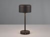 Reality Leuchten 'Jeff' LED Akku Tischleuchte inkl. 1.5 Watt LED, 4 fach Touch, Metall schwarz matt, Ø 10 x H 30 cm Bild 3