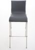 CLP Barhocker Avola Leder Flach E78 Edelstahlgestell,grau Bild 5