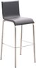 CLP Barhocker Avola Leder Flach E78 Edelstahlgestell,grau Bild 3