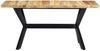 vidaXL Esstisch 160x80x75 cm Raues Mangoholz 247433 Bild 2