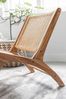 Sessel Lazy aus Teakholz, skandinavischer Stil, Natur, komfortables Design für Dein Zuhause Bild 4