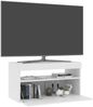 vidaXL TV-Schrank mit LED-Leuchten Weiß 75x35x40 cm 804391 Bild 5
