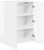 vidaXL TV-Wandschrank Hochglanz Weiß 59,5 x 31 x 80 cm Holzwerkstoff 892363 Bild 5