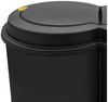 Spetebo Mülleimer Abfalleimer 2x25 Liter Duo Bin - schwarz, Doppel Müll Eimer Abfall Trenner Bild 2