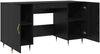 vidaXL Schreibtisch mit Regal Schwarz Eichen-Optik 140 x 50 x 75 cm 879524 Bild 5