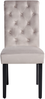 Esszimmerstuhl mit Ring Samtstoff taupe 2er Set VELVA II Bild 4