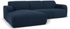 Micadoni Ecksofa Molino 4-Sitzer Links Boucle Dunkelblau Bild 2