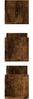 vidaXL Wandregale 3 Stk. Räuchereiche 58x18x18 cm Holzwerkstoff 853285 Bild 5