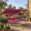 VCM Sonnenliege Bindox 914560 Rot H. 137 x B. 180 x T. 200 cm Bild 3