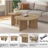 OTTO home Couchtisch Cassian (1-St), schöne Holzoptik, modernes Fußgestell, Ø80 cm Bild 3