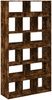 Raumteiler, Bücherregal Räuchereiche 100 x 33 x 187,5 cm Holzwerkstoff Bild 2