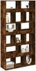 Raumteiler, Bücherregal Räuchereiche 100 x 33 x 187,5 cm Holzwerkstoff Bild 3