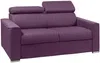 Schlafsofa 2-Sitzer Stoff VIZIR - Violett - Liegefläche: 120 cm - Matratzenhöhe: 14 cm Bild 3