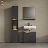 Livinity® Waschbeckenunterschrank Timavo, Anthrazit/Anthrazit, 60 x 57.5 cm mit 2 Türen (1-St) Bild 2