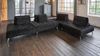 KAWOLA Sofa WIOLO Ecksofa velvet anthrazit 80 x 240 x 350 cm Bild 2